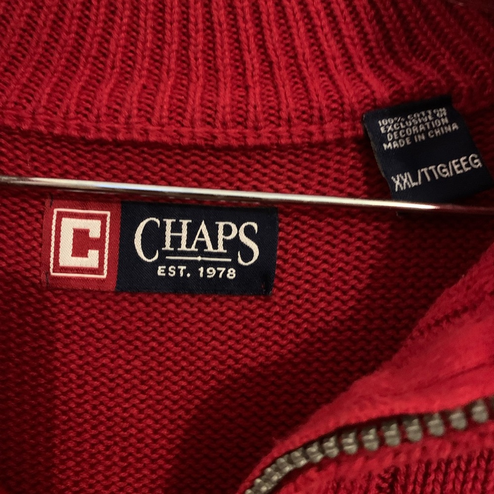 Red Chaps Sweater - Picture 3 of 5